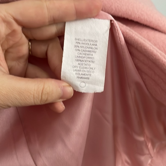 Pink wool coat L - Picture 4 of 5